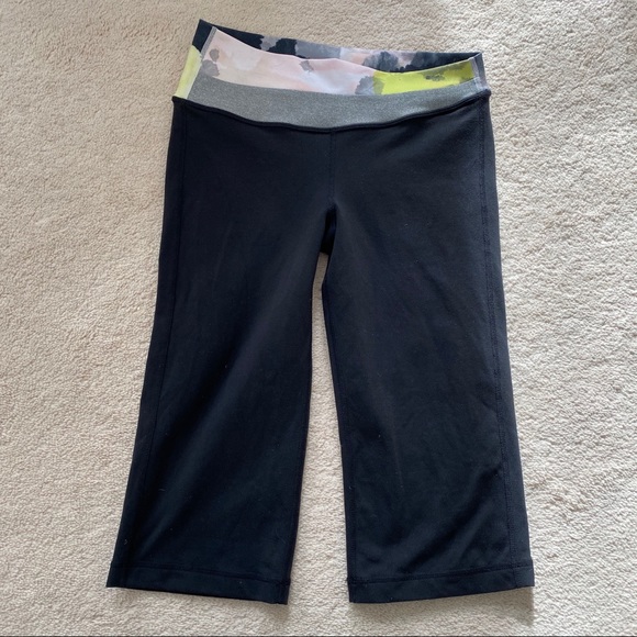 Lululemon black capris (size 4) - Picture 2 of 3